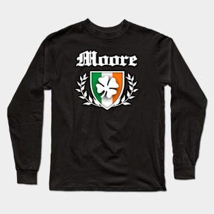 Moore Shamrock Crest Long Sleeve T-Shirt